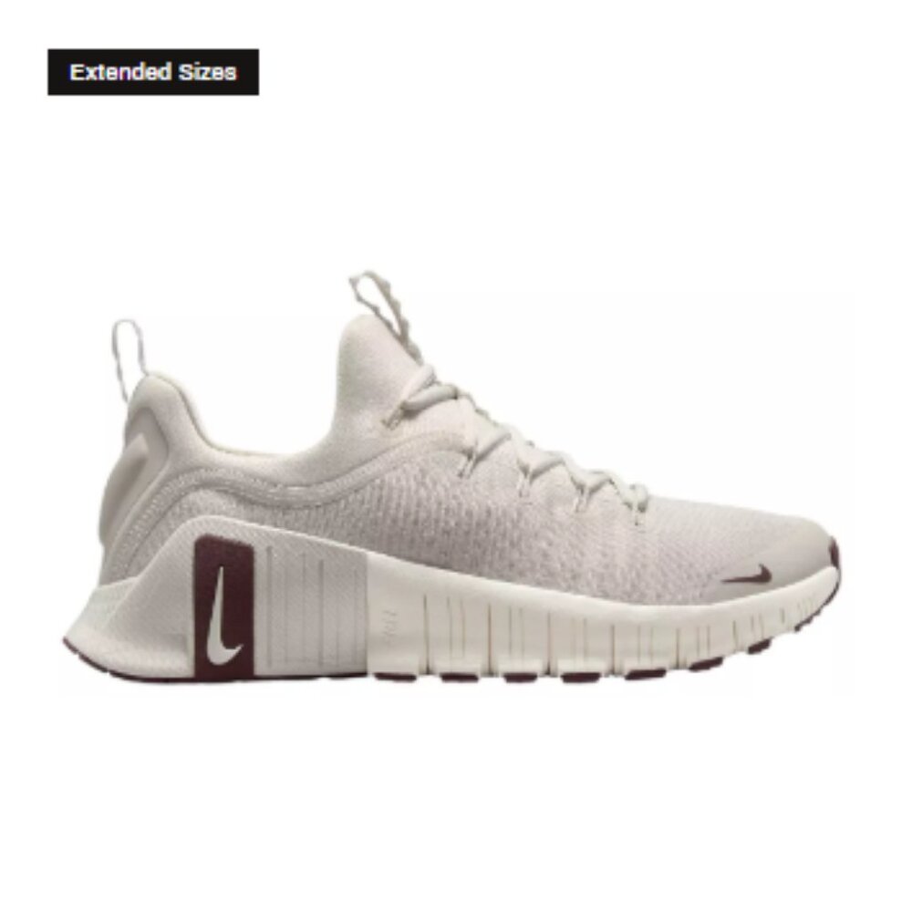 Women's Nike Free Metcon 6 Training Shoes - Light Bone - Picture 5 of 8